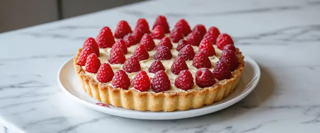 3-Ingredient Elegant Raspberry Tart