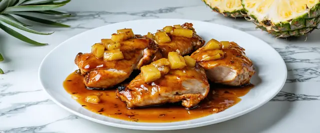 3-Ingredient Juicy Pineapple Chicken