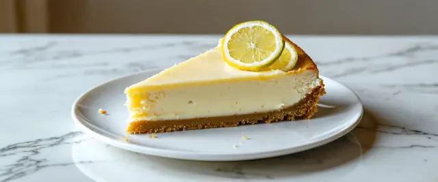 3-Ingredient Luscious Lemon Cheesecake