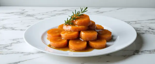 3-Ingredient Maple Glazed Carrots