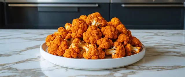 3-Ingredient Piquant Buffalo Cauliflower