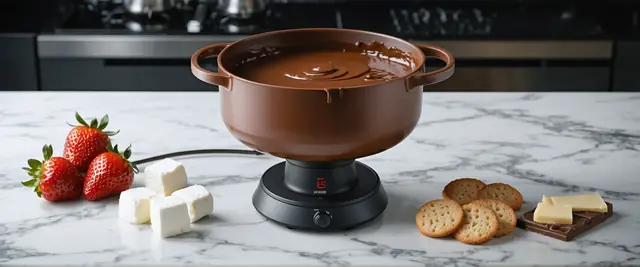 3-Ingredient Silky Chocolate Fondue