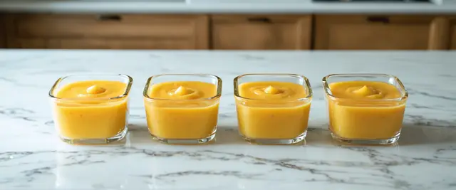 3-Ingredient Silky Mango Coconut Pudding