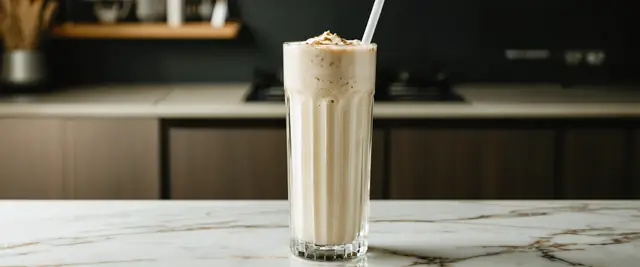 3-Ingredient Velvety Almond Milkshake