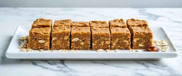 5-Ingredient Peanut Butter Date Bars