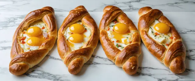 Adjarian Khachapuri (Adjaruli Khachapuri)