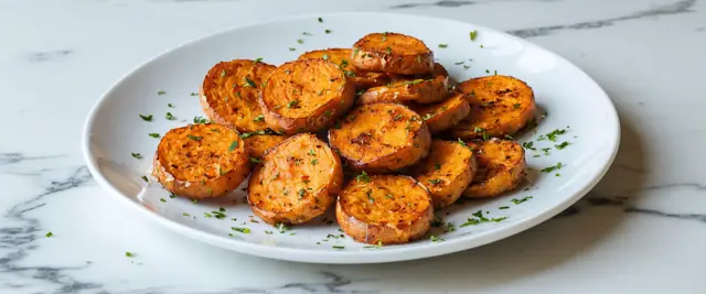 Air-Fried Cajun Sweet Potato Coins With Cajun Seasoning