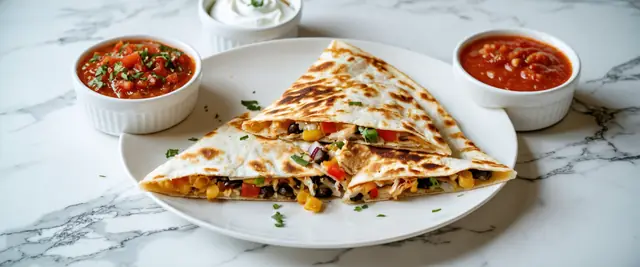 Air-Fried Southwest Chicken Quesadillas