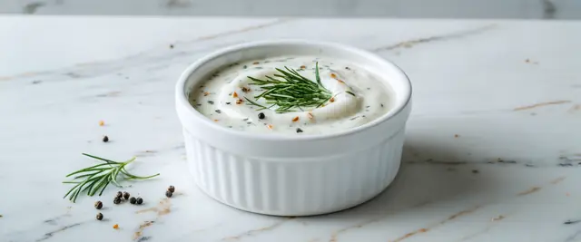 Alabama White Sauce with Horseradish and Dill