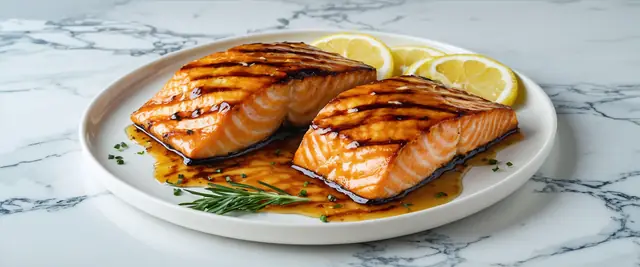 Alaska-Style Grilled Salmon with Alaskan Birch Syrup Glaze
