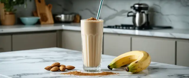 Almond Butter Banana Smoothie