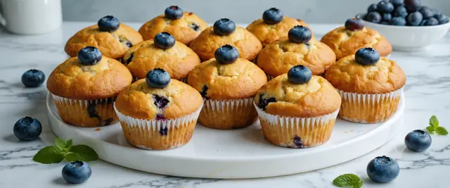 Almond Flour Blueberry Bliss Muffins