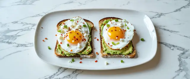 Avocado Toast Supreme with Red Pepper Flakes