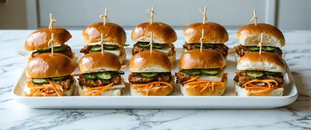 Bánh Mì Sliders (Vietnamese Sandwich)