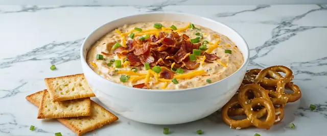 Bacon and Cheddar Beer Dip