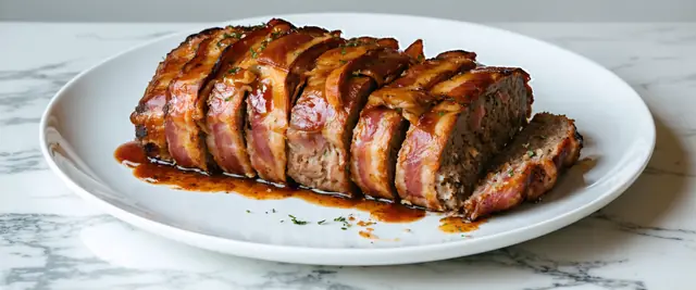 Bacon-Wrapped Sriracha Meatloaf