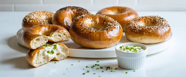 Bagels with Vegan Cream Cheese