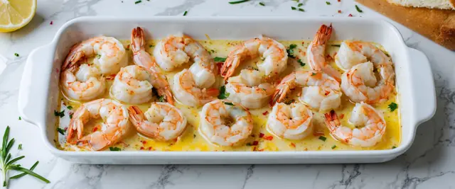 Baked Garlic Butter Shrimp