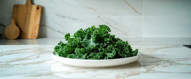 Baked Garlic Vegan Kale Chips