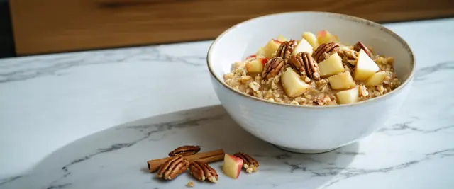Baked Oatmeal with Apples, Cinnamon, and Pecans