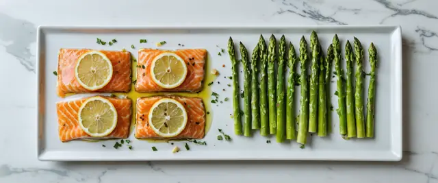 Baked Salmon and Asparagus
