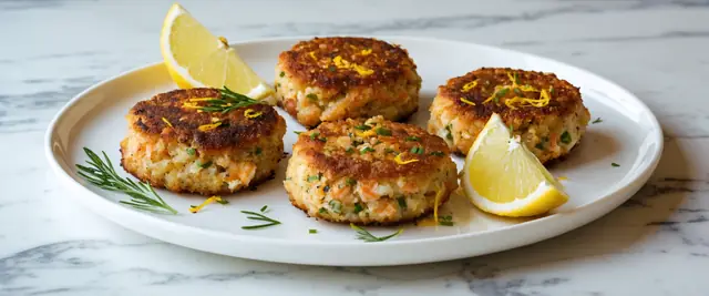 Baked Salmon Cakes with Dill