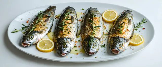 Baked Trout with Garlic and Herbs