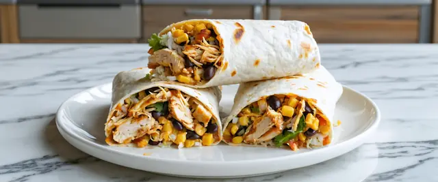 BBQ Chicken Burritos