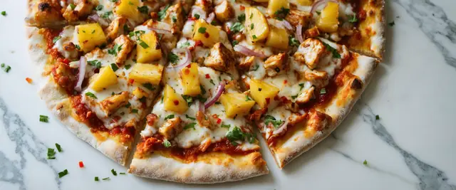 BBQ Pineapple Pizza