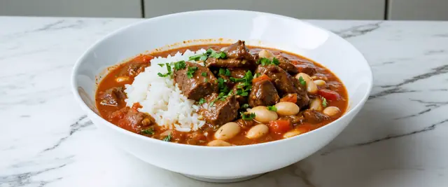 Bean and Meat Stew (Fasoulia)