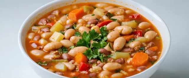 Bean Soup with Smoked Knuckle (Jókai Bableves)
