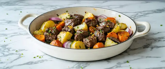 Beef and Vegetable Medley with Rosemary and Lemon Zest