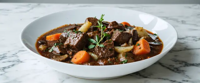 Beef Bourguignon with Tarragon