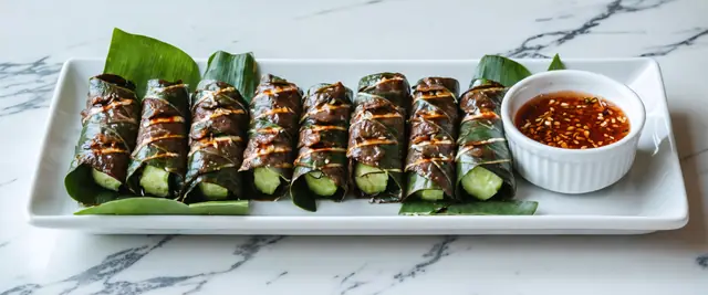 Beef in Betel Leaves (Bò Lá Lốt)