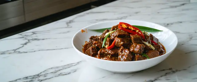Beef Liver in Chili (Sambal Goreng Hati)
