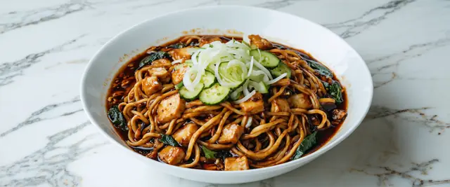 Black Bean Noodles (Jjajangmyeon)