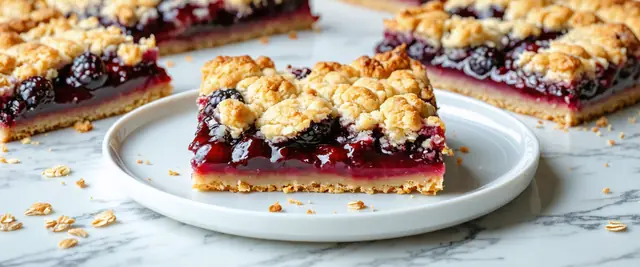 Blackberry Crumble Bars