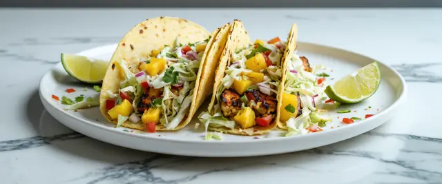 Blackened Fish Tacos with Mango Salsa