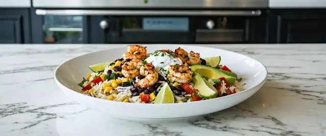 Blackened Shrimp Burrito Bowl