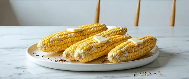 Blanched Corn On The Cob