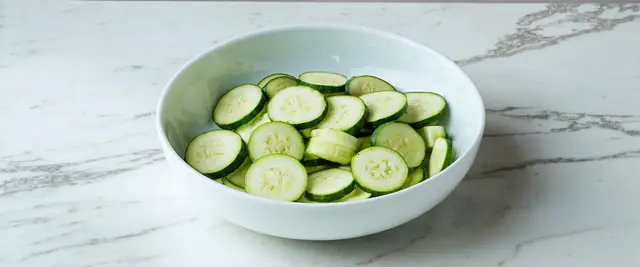 Blanched Zucchini