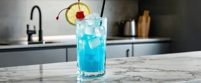Blue Lagoon Mocktail