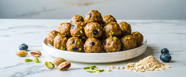 Blueberry Pistachio Bliss Bites