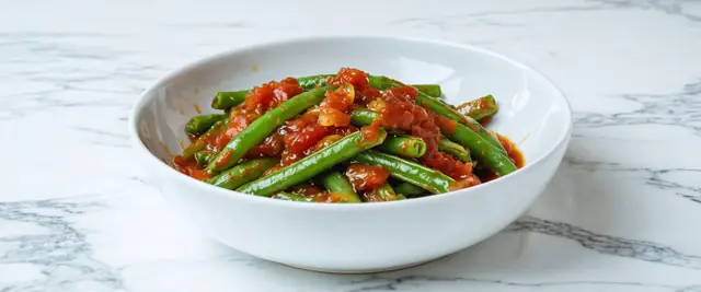 Braised Green Beans (Taze Fasulye)