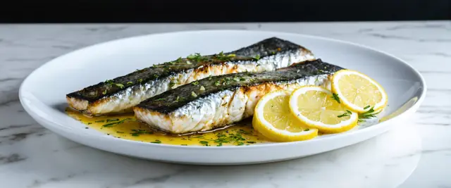 Branzino with Lemon Butter Sauce