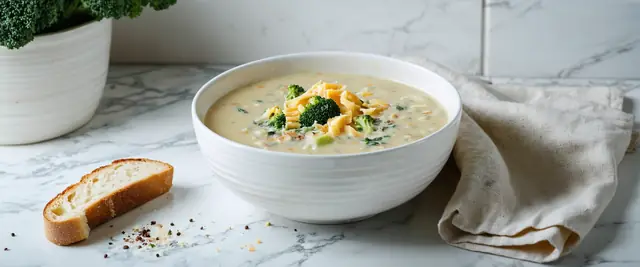 Broccoli White Cheddar Soup