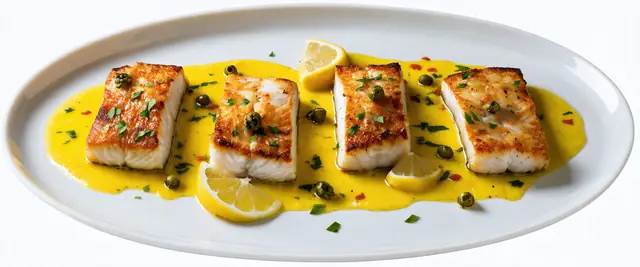 Brown Butter Lemon Cod