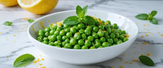Brown Butter Peas with Mint