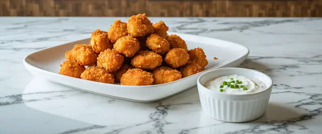 Buffalo Chicken Bites with Blue Cheese Dip
