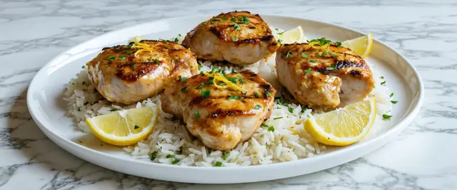 Buttery One-Pot Lemon Butter Chicken and Rice